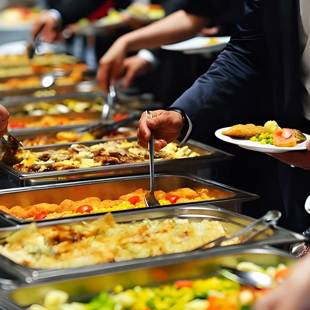 Corporate catering service
