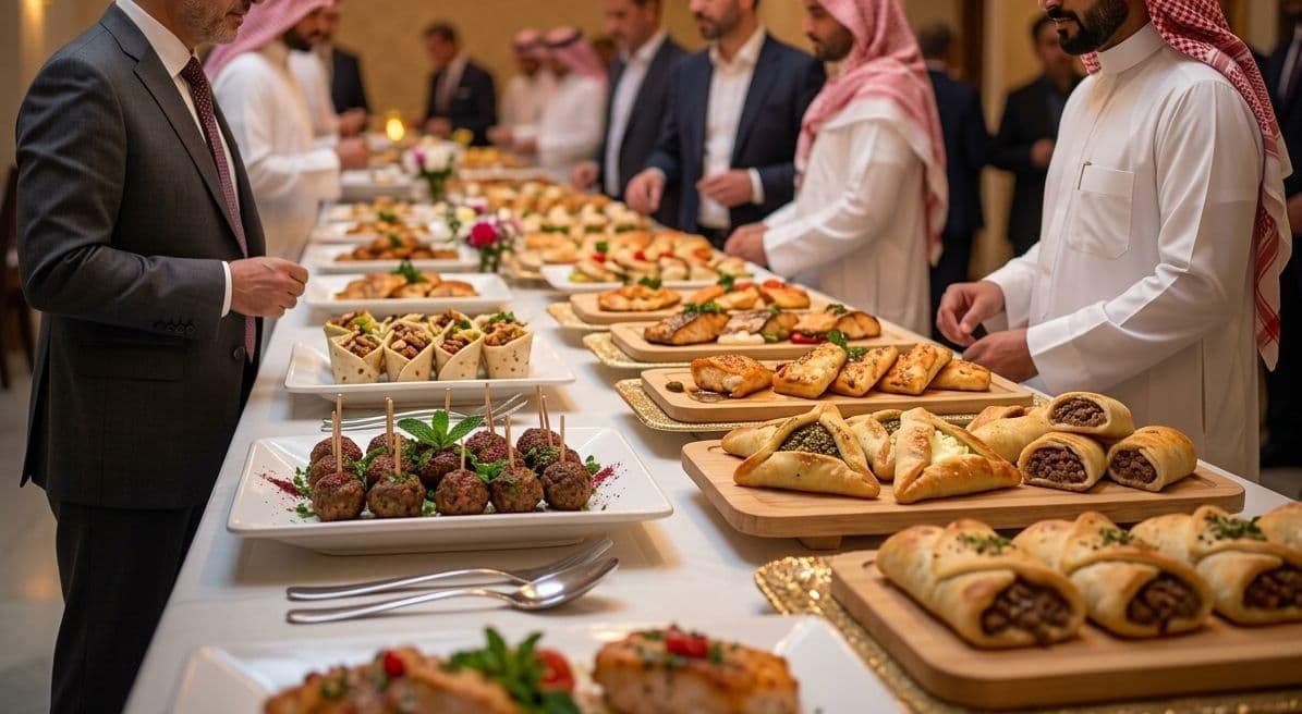 Corporate catering service