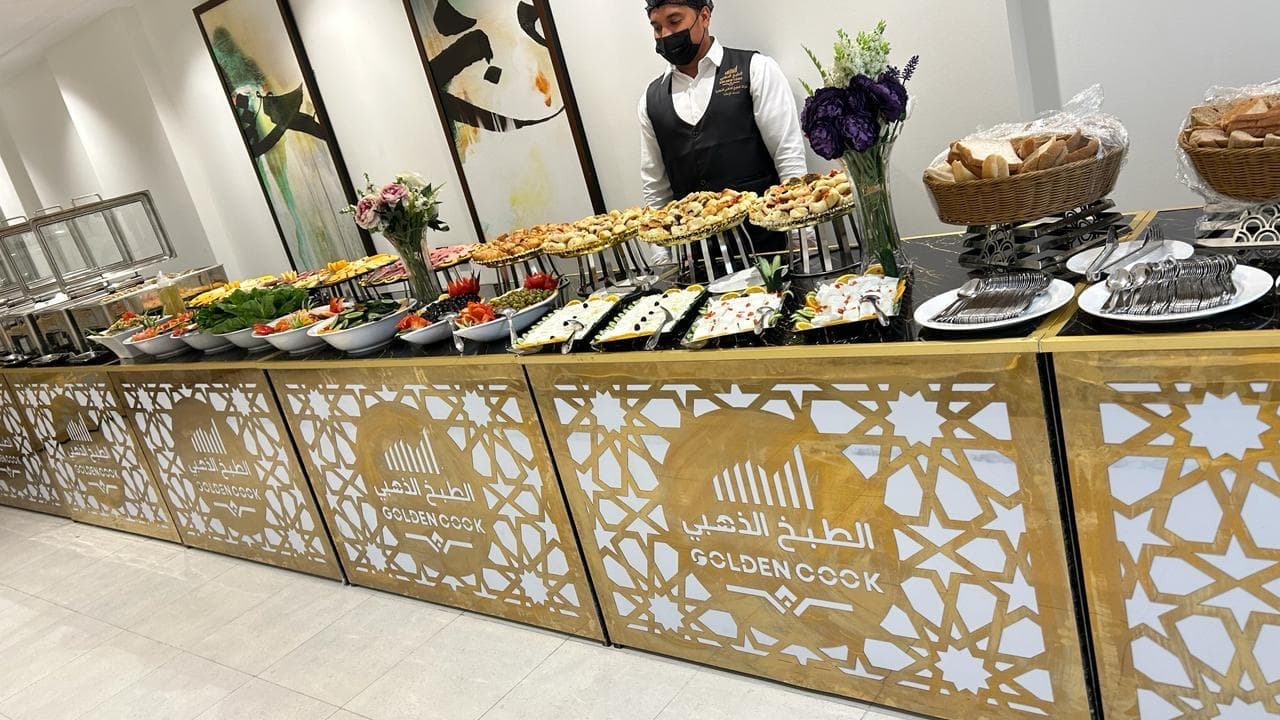 Event catering set-up