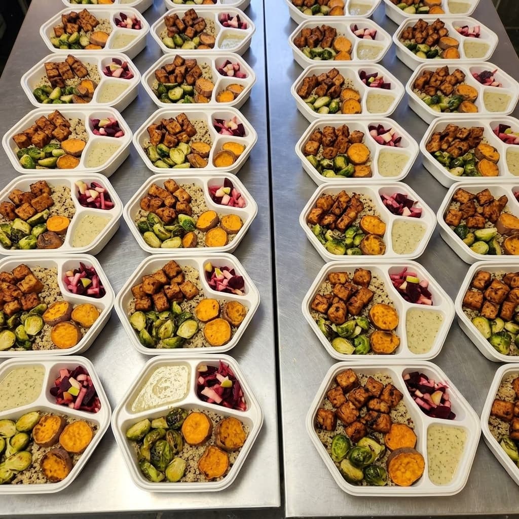 Meals prepared by Golden Cook Catering